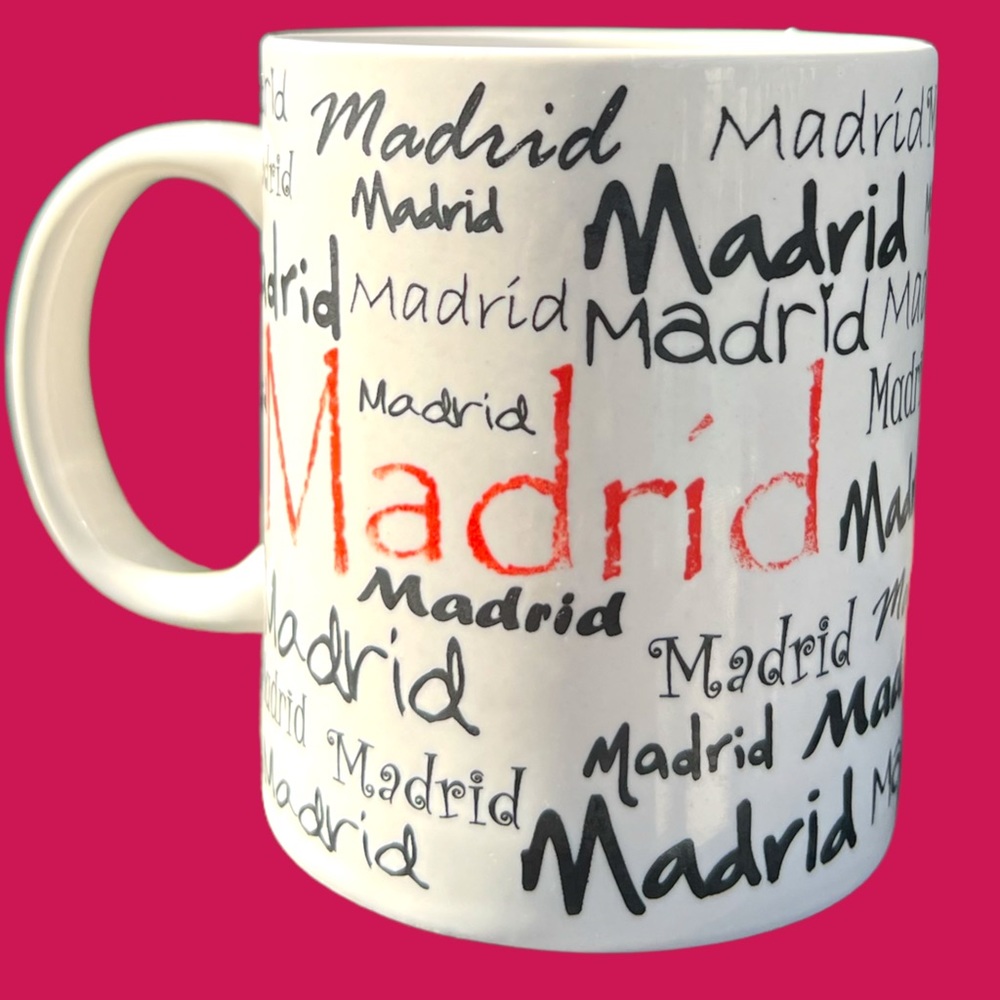 Madrid Coffee Mug. Cute Collectible Vintage Mug.